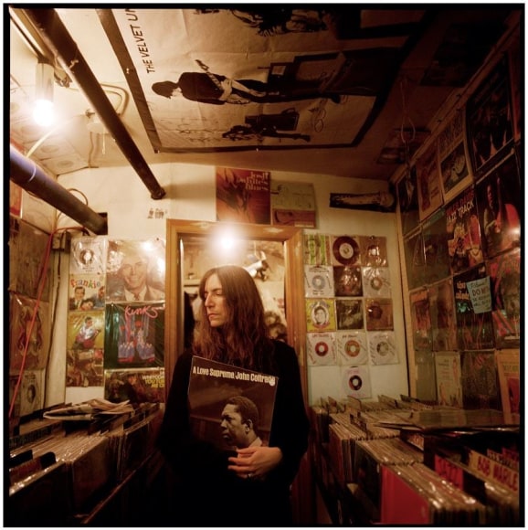 Patti Smith with Record, 16 x 20 Archival Pigment Print