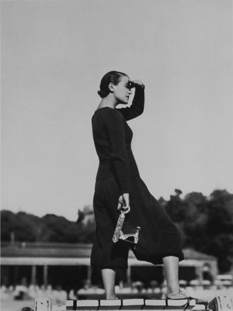 Mme Georges Auric, Two-Piece by Tao-tai, French Riviera, 1932, 20 x 16 Platinum Palladium on 24 x 20 Paper, Ed. 27