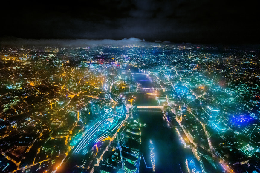 London XIII, May 13, 2015, Combined Edition of 20 Photographs:26-3/4 x 40 Archival Pigment Print