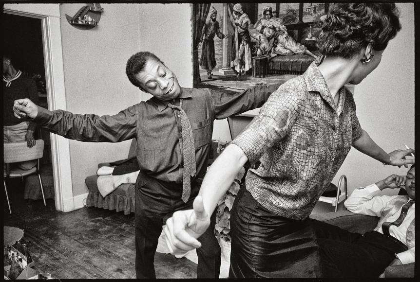 James Baldwin dancing the "hitchhike" with a CORE worker, New Orleans, 1963