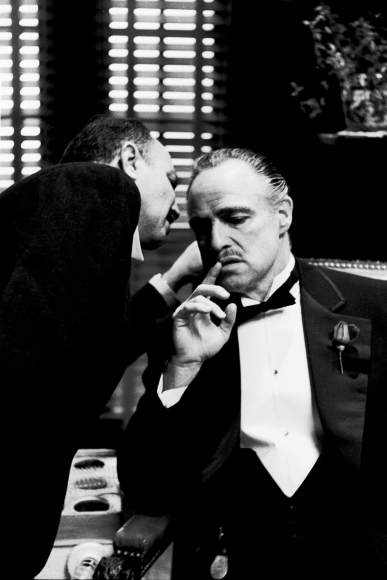 The Whisper, Marlon Brando in "The Godfather," New York, 1971