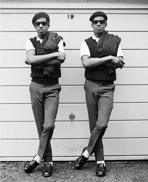 Janette Beckman , Rude Boys, (Islington Twins, Chuka and Dubem), London, 1981