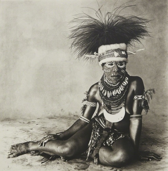 Sitting Enga Woman, New Guinnea, 1970/1984, Silver Gelatin Photograph, Ed. of 20