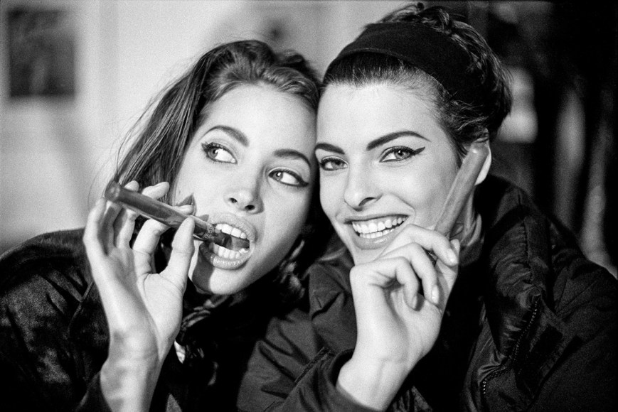 Christy Turlington and Linda Evangelista, New York, French Vogue, 1989, Archival Pigment Print