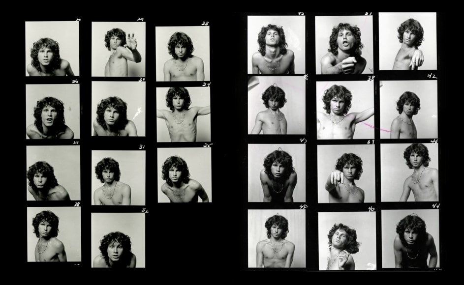 Joel Brodsky Jim Morrison, The American Poet (Contact Sheet), 1968    