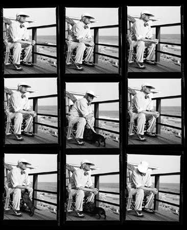 David Hockney Contact Sheet, Malibu, 1989, 50 X 40 Archival Pigment Print, Ed. 10