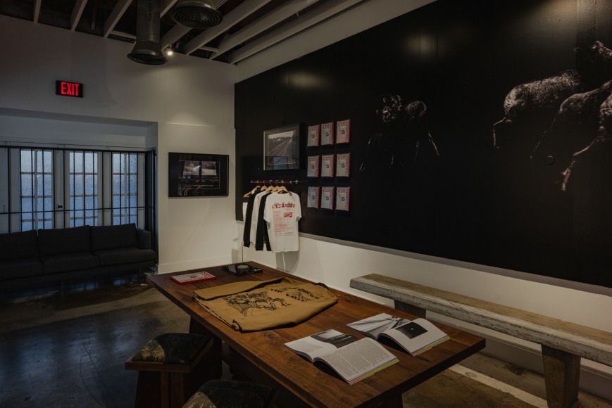 Robert LeBlanc: Tin Lizards, on display at Carhartt WIP 