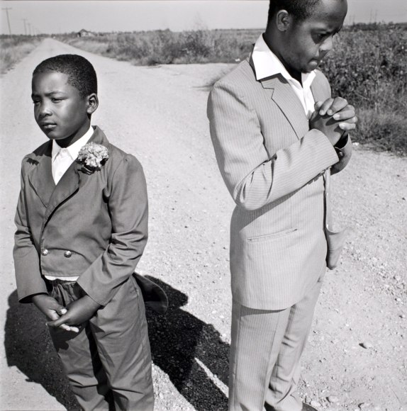 Brothers Going to Church, Tunica, Mississippi, 1990, Silver Gelatin Photograph