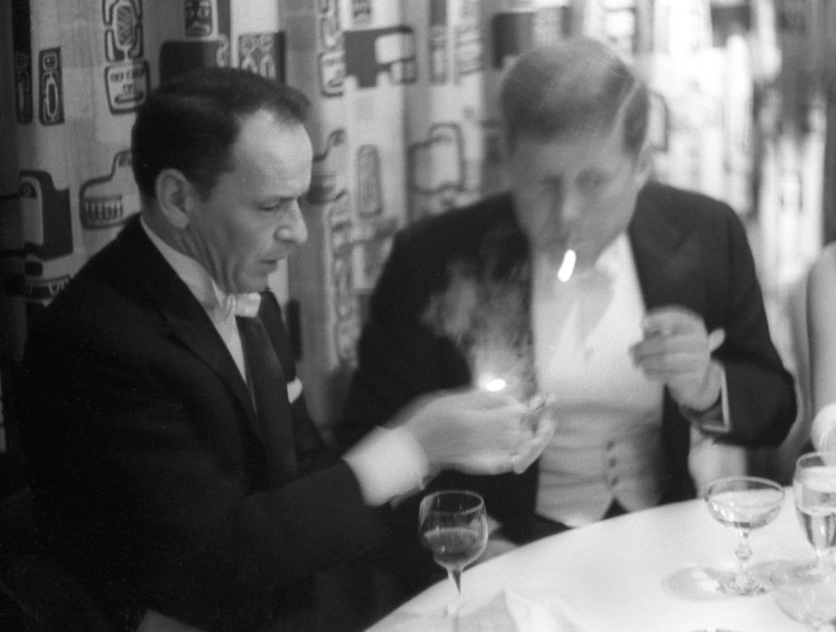 Phil Stern Frank Sinatra and John F. Kennedy, Kennedy Inaugural, Washington, D.C, 1961    