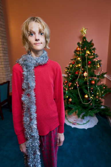Cara, 31, Christmas in Residential Treatment, Coconut Creek Florida, 2005, Archival Pigment Print