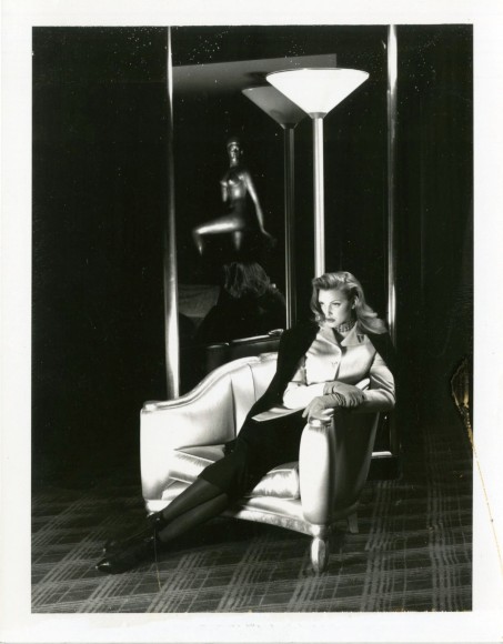 Nadja Auermann, Radio City Music Hall, New York City, 1999, Polaroid