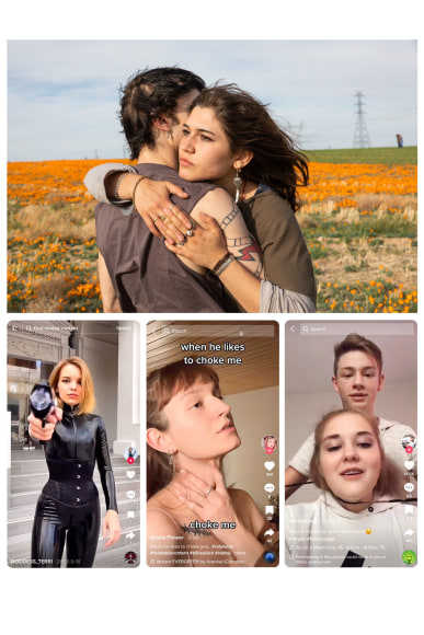 #Kinktok Social media and pornography are the new sex education with BDSM as a popular teen trend. Since violence is normalized on social media, Stella didn't realize that her first relationship before Joey (pictured) was abusive, 2025