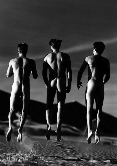 Jeff Clarke, Troy Couture, Noah Christopher, Kelso Dunes, 1991, Archival Pigment Print