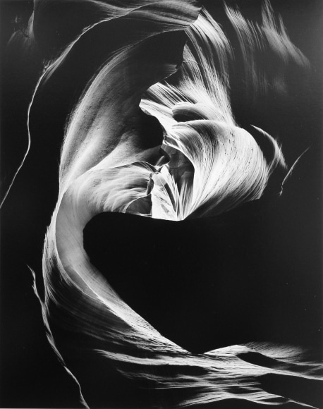 Circular Chimney, Antelope Canyon, 1980, 28 x 22 Inches, Silver Gelatin Photograph