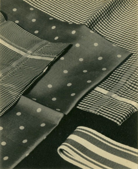 Men's Scarfs, 1924, Vintage Platinum Photograph