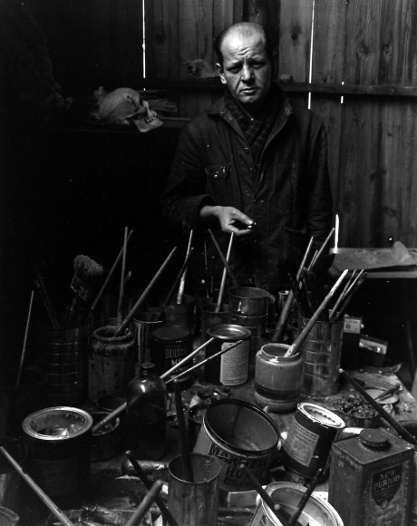Jackson Pollock, Springs, Long Island, 1949, Silver Gelatin Photograph