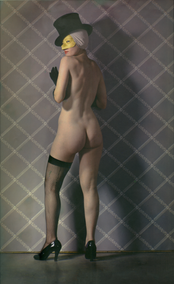 Nude with Mask and Hat, c. 1936, Color Carbo Photograph