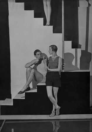 Bettina Jones, Beachwear by Schiaparelli, 1928, 20 x 16 Platinum Palladium on 24 x 20 Paper, Ed. 27