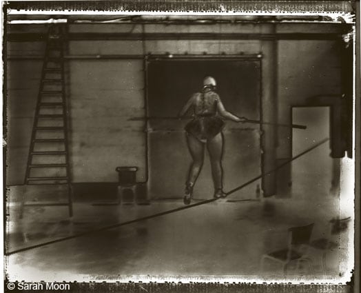La Funambule, 15-3/4 x 19-1/2 Toned Silver Gelatin Photograph, Ed. 20