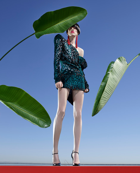 Fashion (with Banana Leaves), Los Angeles, 2016, 40 x 32 1/2 Inches, Archival Pigment Print, Edition of 5