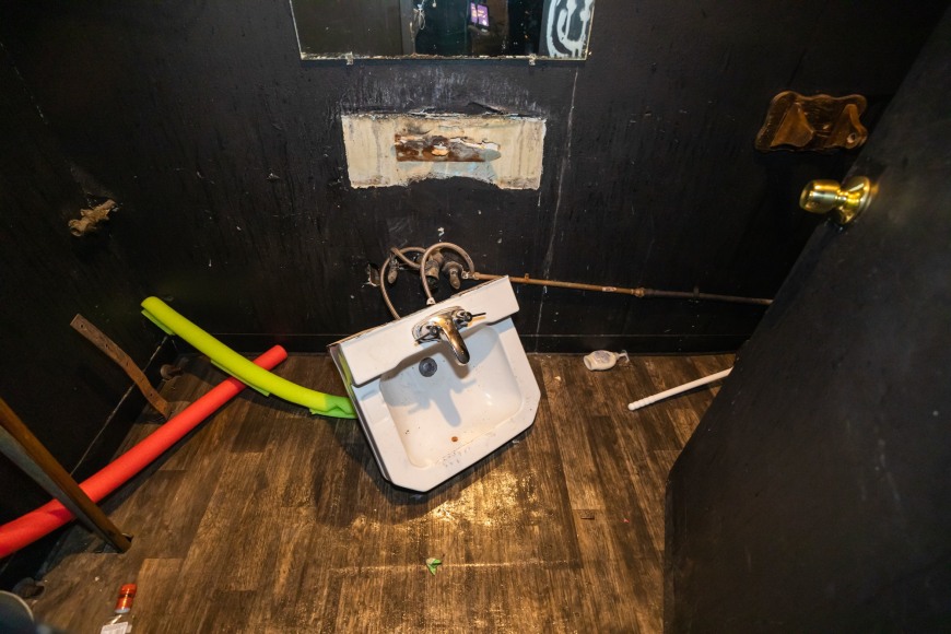 Instagram Party, At a Jack Schwartz Instagram party, teenagers sat on a sink until it collapsed at the rented venue. When the location manager saw 