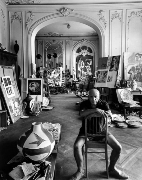 Pablo Picasso, 1956, Gelatin Silver Photograph; Printed Later