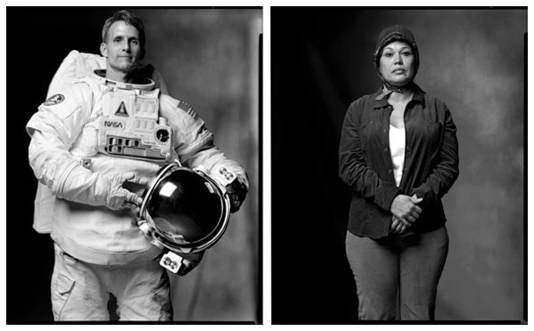 Astronaut / Alien Abductee, 2003 / 2005, 20 x 32-1/2 Diptych, Archival Pigment Print, Ed. 20