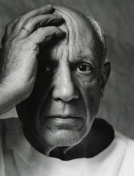 Pablo Picasso, Vallouris, France, 1954, Silver Gelatin Photograph