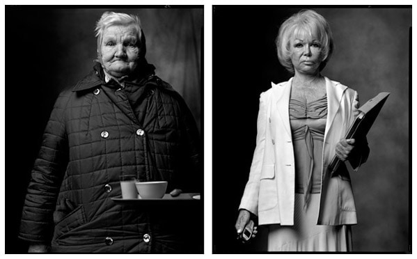 Homeless Woman / Real Estate Agent, 2004 / 2004, 20 x 32-1/2 Diptych, Archival Pigment Print, Ed. 20