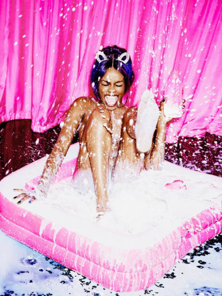 Splish Splash, Azealia Banks, New York, 2014, Chromogenic Print