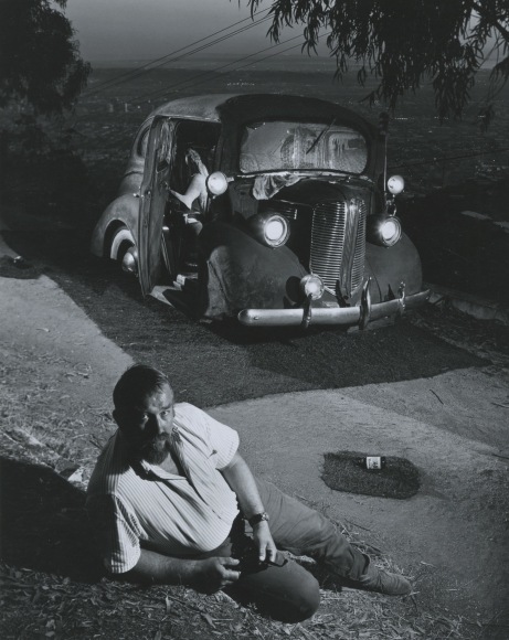 Ed Keinholz, 1967, Silver Gelatin Photograph Mounted to Board
