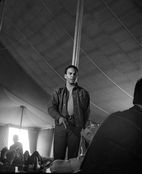 Andrew Young at The 1968 Poor Peoples Campaign in Marks, Mississippi, 1968, Archival Pigment Print