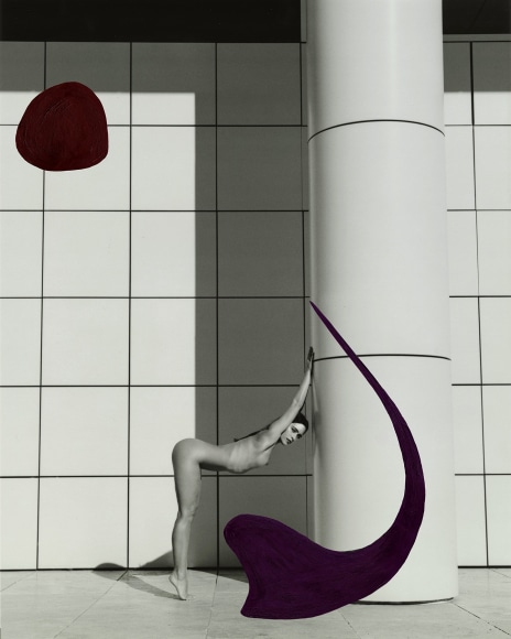 Lera 2, Getty Museum, 2020, Painted Silver Gelatin Photograph