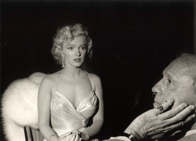 Marilyn Monroe and Jack Benny, Children&#039;s Benefit, Shrine Auditorium, 1953, Signed, stamped verso