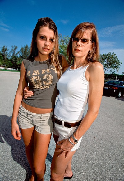 Nina, 18, With Her Mother, Joan, 43, Coconut Creek Florida, 2004, Archival Pigment Print