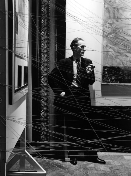 Marcel Duchamp, NYC, 1942, Silver Gelatin Photograph