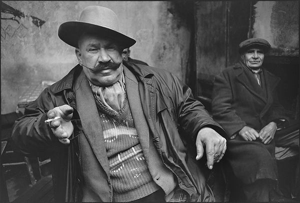 The Man Who Won the Mustache Contest, Istanbul, Turkey, 1965, Silver Gelatin Photograph