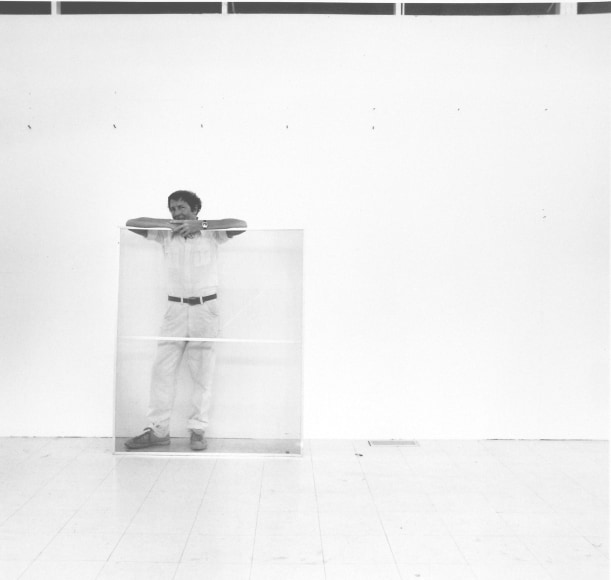 Robert Rauschenberg, 1977, Silver Gelatin Photograph Mounted to Board