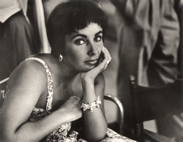 Elizabeth Taylor Visiting the Set of A Star is Born, 1954, Silver Gelatin Photograph