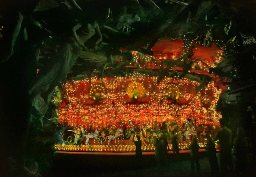 Carousel, 2016 Hand Tinted Pigment Print on Archival Paper