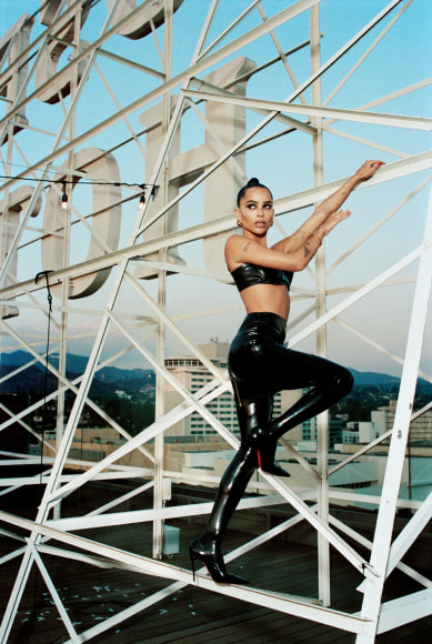 Hot Cat on the Tin Roof, Zoe Kravitz, Los Angeles, 2020, Chromogenic Print