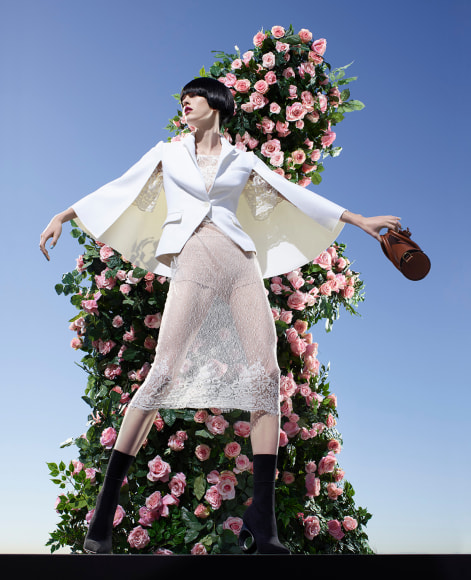 Fashion (with Flower Construction), Los Angeles, 2016, 40 x 32 1/2 Inches, Archival Pigment Print, Edition of 5