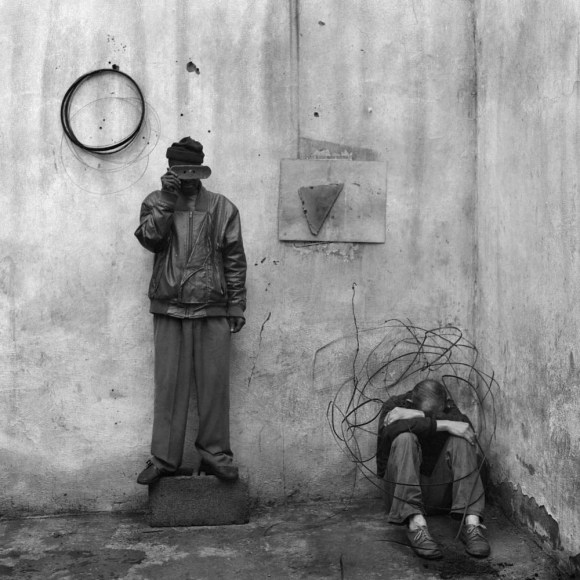 Courtyard View, 2001, Silver Gelatin Photograph