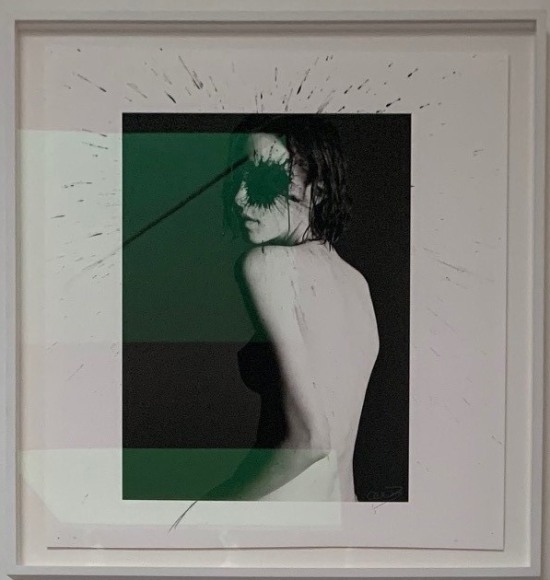 Splat, 2017 Archival pigment print and ink