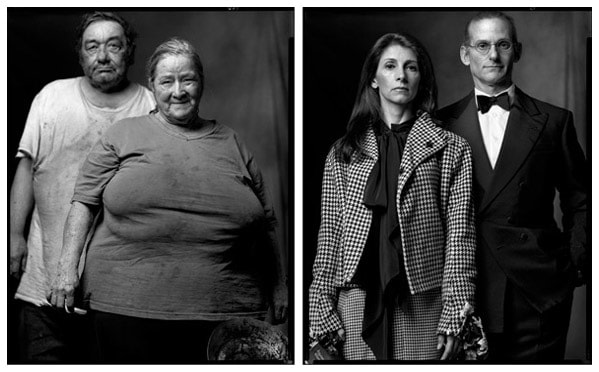 Indigent Couple / Wealthy Couple, 2004 / 2004, 20 x 32-1/2 Diptych, Archival Pigment Print, Ed. 20