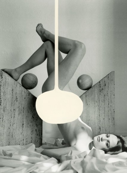 Julia 2, 2019, Painted Silver Gelatin Photograph