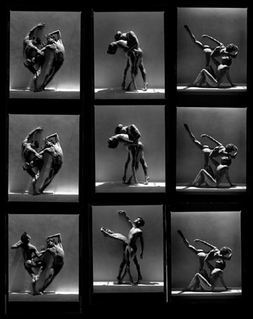 Rex and Gregory Contact Sheet, Los Angeles, 1988, 50 X 40 Archival Pigment Print, Ed. 10