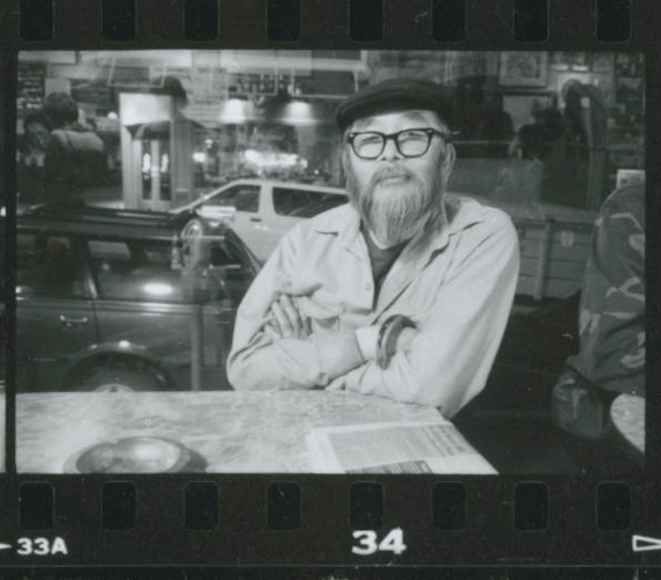 Shig Murao, North Beach, San Francisco, June 3, 1988, Silver Gelatin Photograph