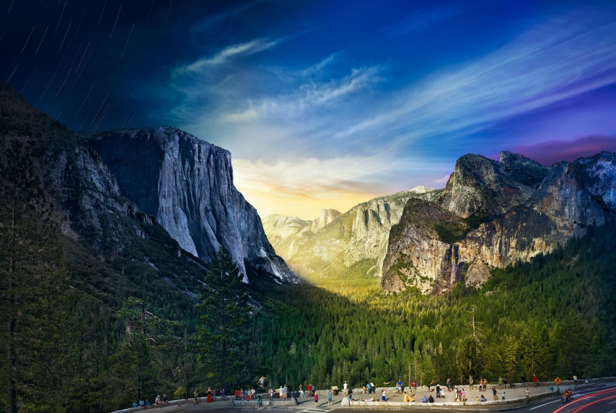 Tunnel View, Yosemite National Park, 2014, C-Type Print