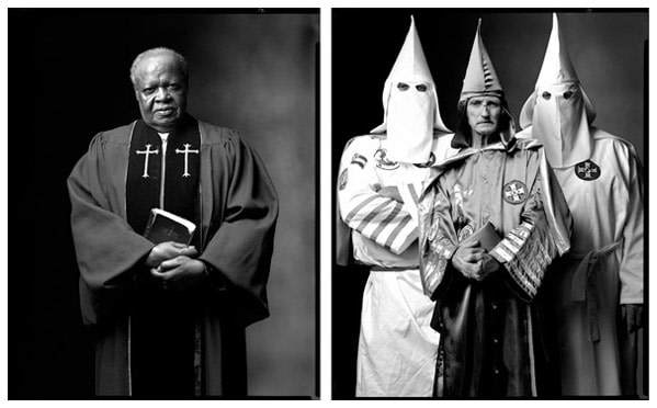Baptist Minister / Ku Klux Klan, 2002 / 2002, 20 x 32-1/2 Diptych, Archival Pigment Print, Ed. 20